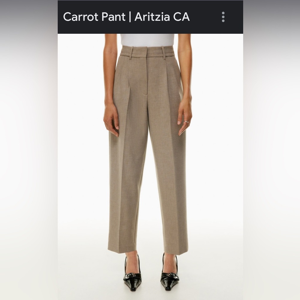 Aritzia Wilfred Carrot Pants Trouser